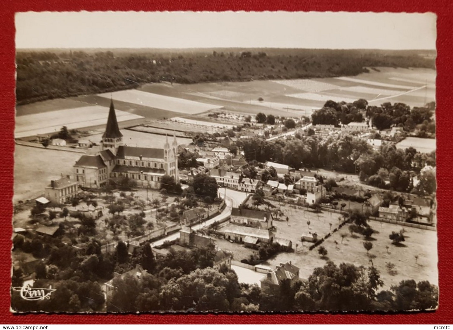 CPSM Grand Format -   Saint-Martin-de-Boscherville (S.-Mme) - Vue Générale Et L'Abbaye - Saint-Martin-de-Boscherville