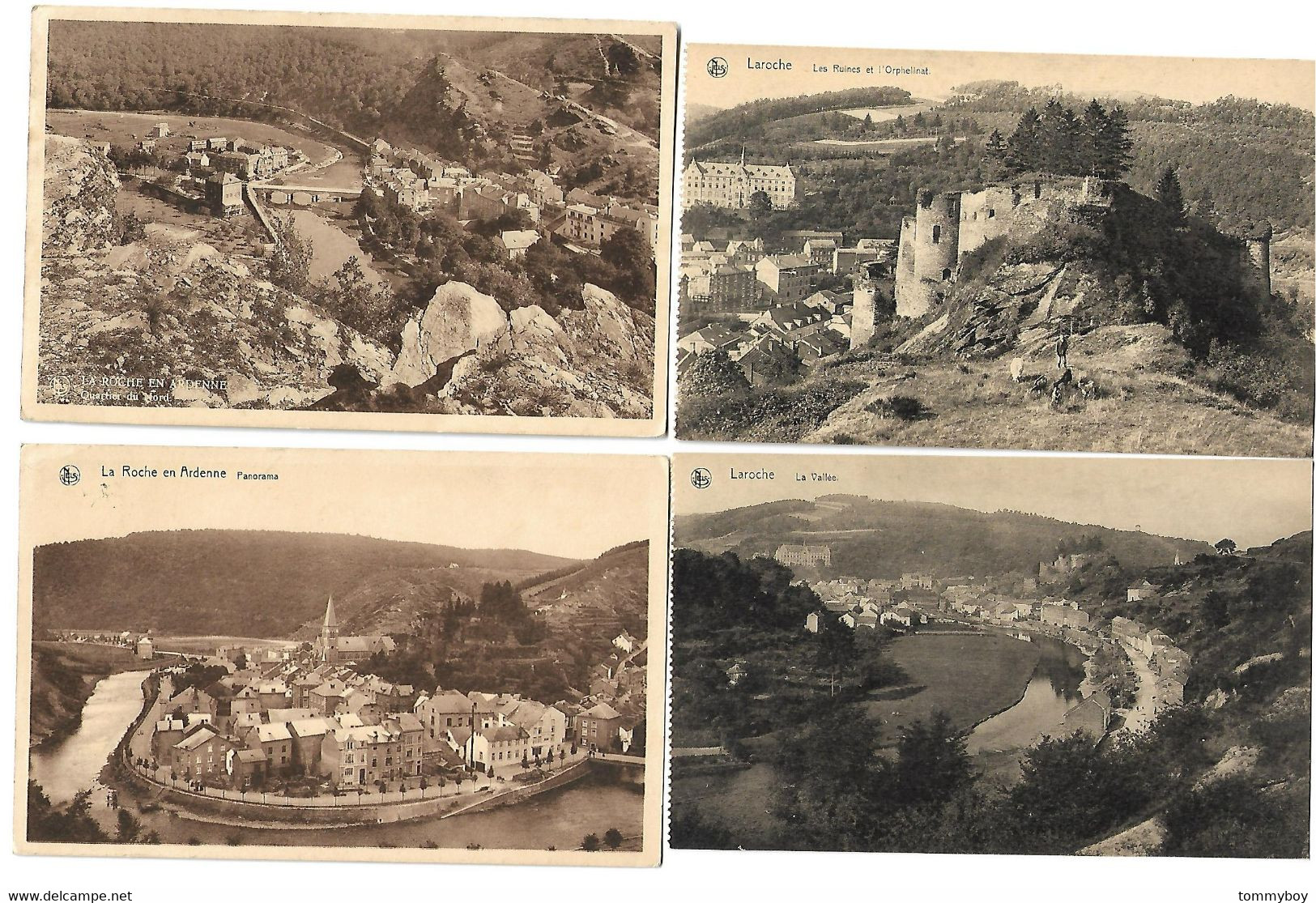 4 CPA La Roche - La-Roche-en-Ardenne