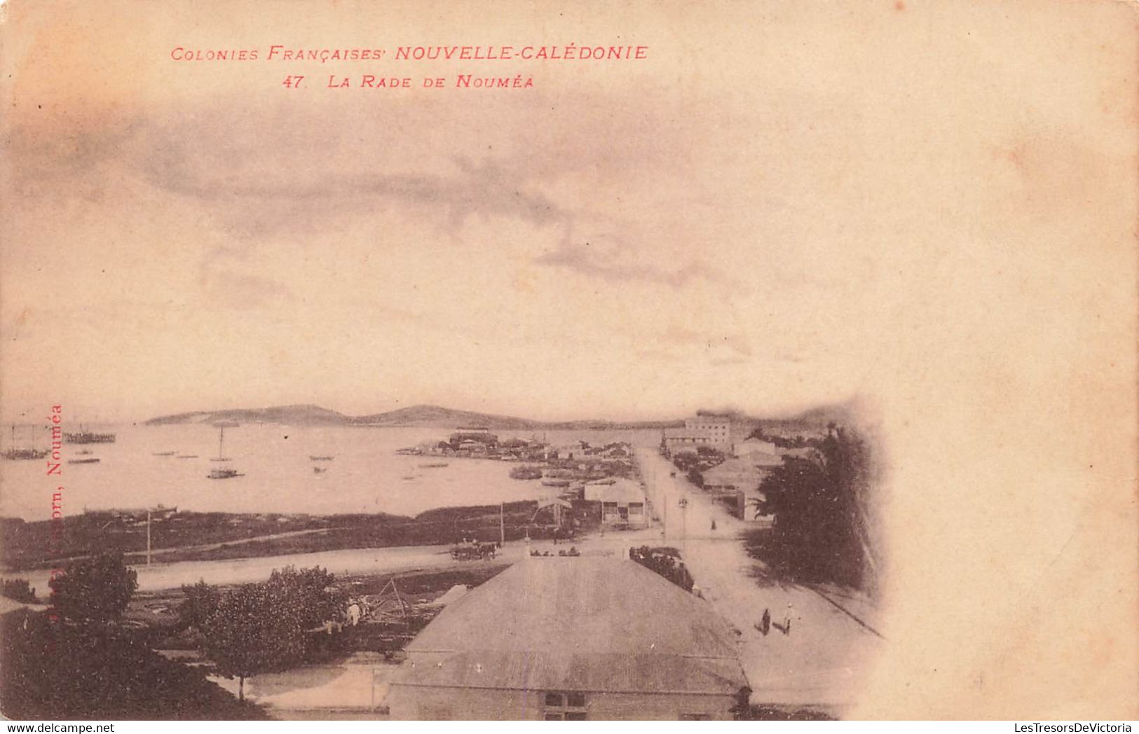 CPA NOUVELLE CALEDONIE - La Rade De Noumea  - Henry Caporn - Rare - Nieuw-Caledonië