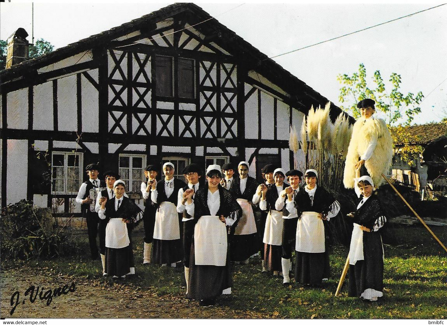 Groupe Folklorique "LOUS CRABOTS DE SEMISENS " SAINT-VINCENT De TYROSSE Tél (58) 77.04.26 - Saint Vincent De Tyrosse