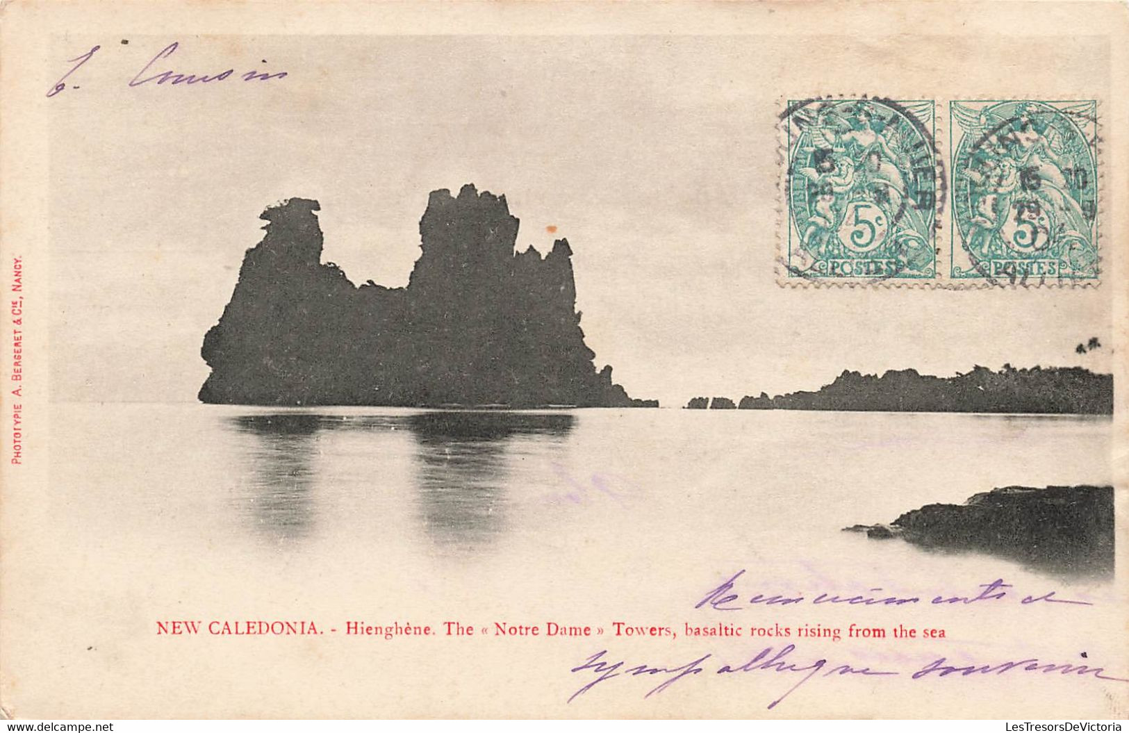 CPA NOUVELLE CALEDONIE - Hienghene - The Notre Dame Towers Basaltic Rocks Rising From The Sea - Nuova Caledonia