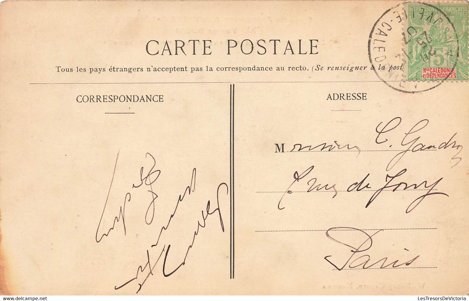 CPA NOUVELLE CALEDONIE - Vue De Ducos - Logements Des Surveillants Et Camp Des Condamnés - 1907 - Prisonniers - New Caledonia