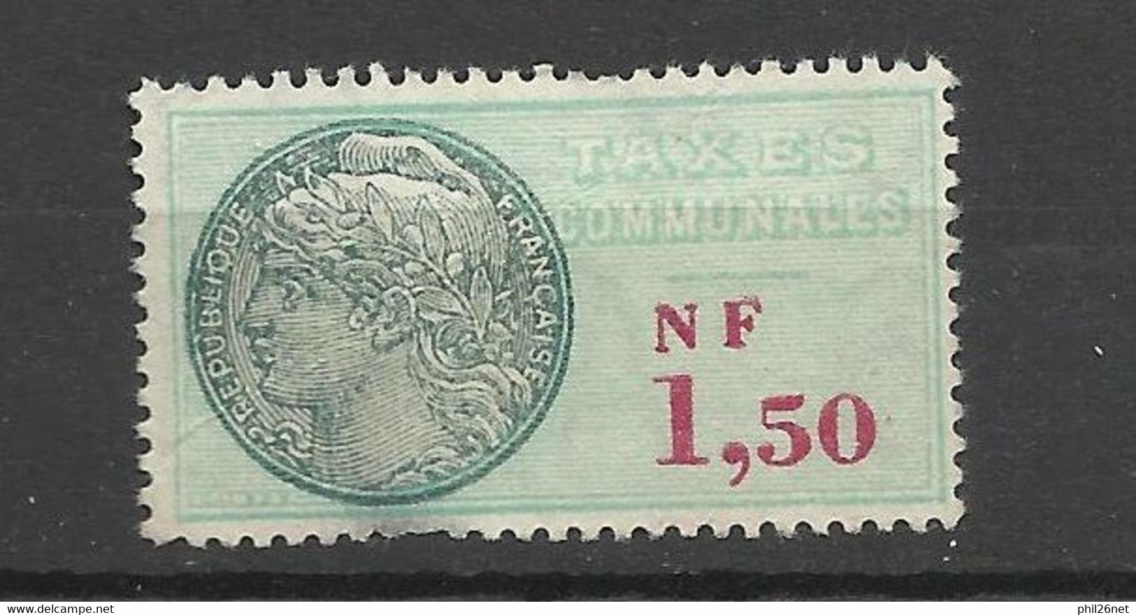 France  Fiscal   Taxes  Communales  Type Daucy  N° 1  Neuf  *      B/TB      Voir Scans  Soldé ! ! ! - Timbres