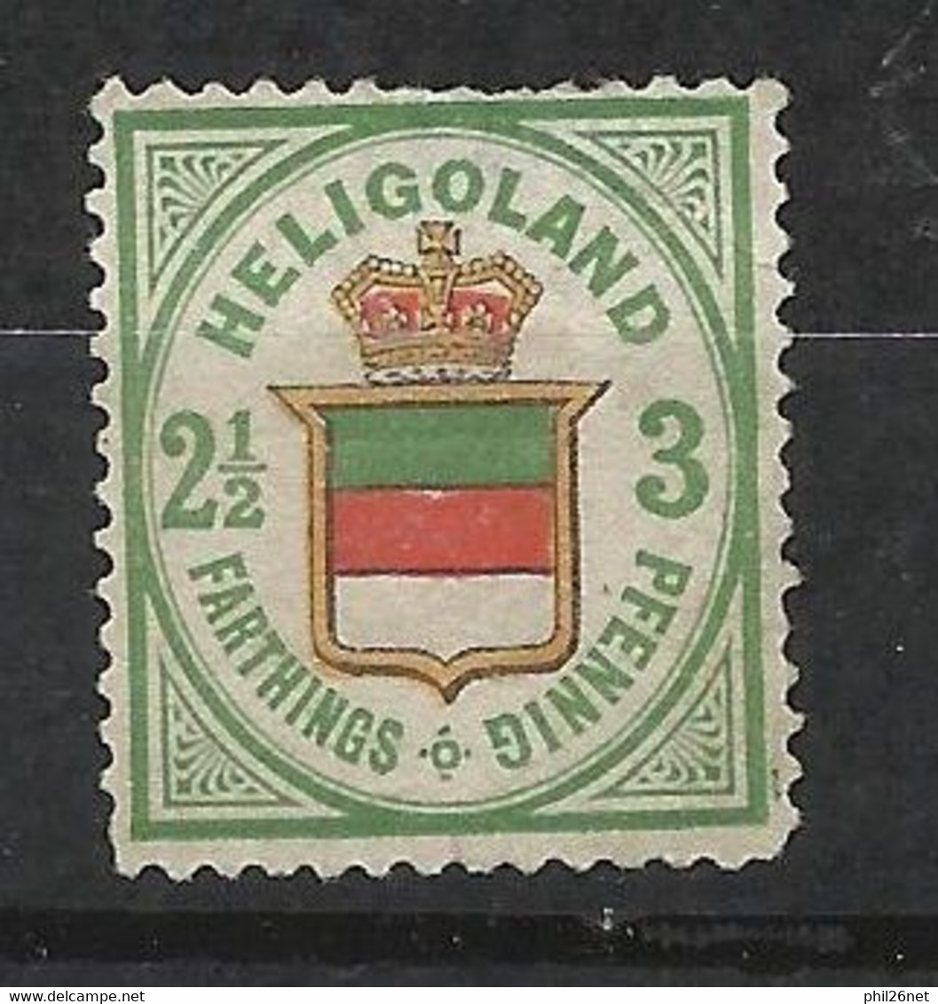 Héligoland   N° 16  Neuf  ( *  )   AB/B  Voir Scans  Soldé ! ! ! - Heligoland (1867-1890)