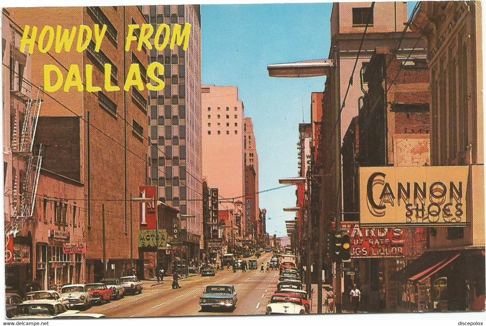 AC4672 Texas - Howdy From Dallas - Auto Cars Voitures / Viaggiata 1962 - Dallas