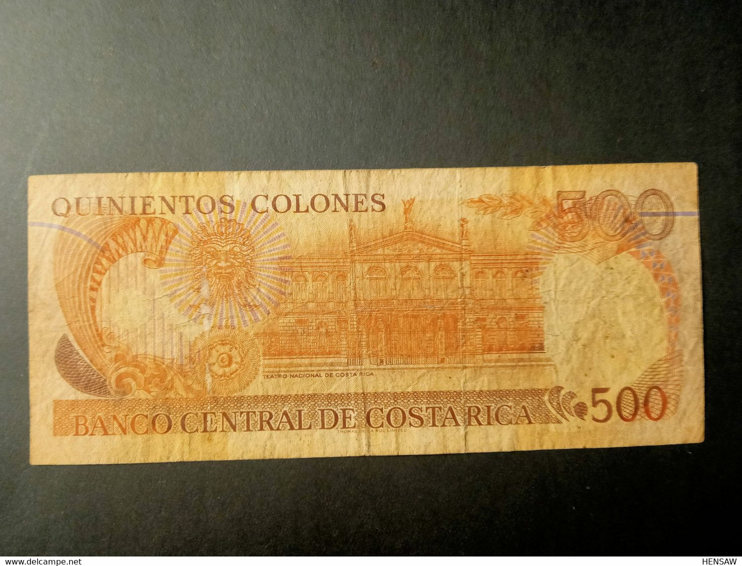 COSTA RICA 500 COLONES 1994 P 262 USED USADO - Costa Rica