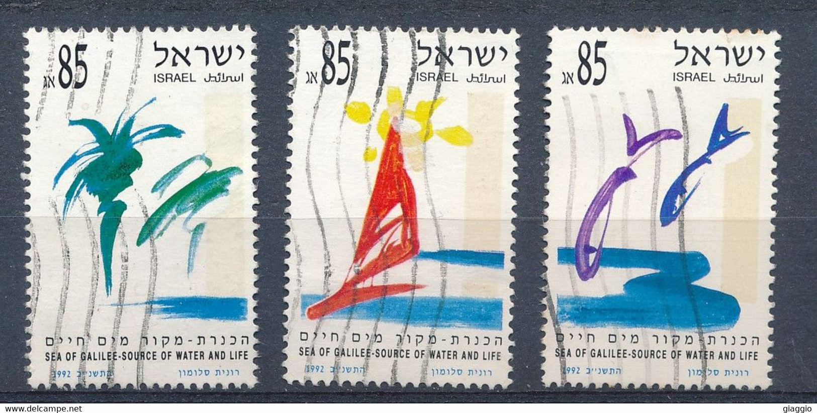 °°° ISRAEL - Y&T N°1158/60 - 1992 °°° - Used Stamps (without Tabs)