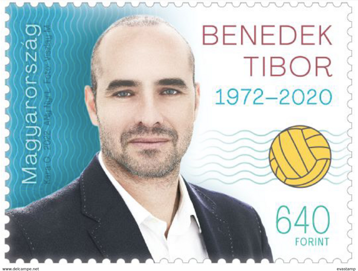 HUNGARY - 2022.  In Memoriam Tibor Benedek / 50th Anniversary Of His Birth / Waterpolo MNH!! - Ongebruikt