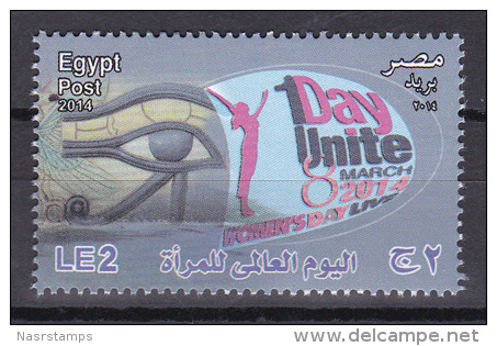 Egypt - 2014 - ( International Women's Day ) - MNH (**) - Neufs