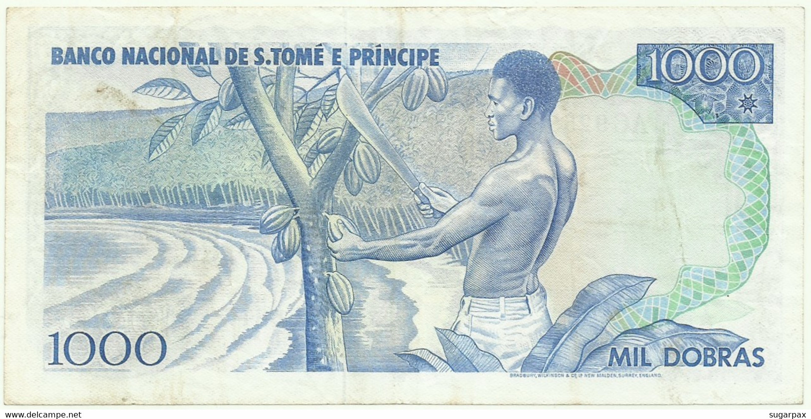 SAINT THOMAS & PRINCE - 1000 DOBRAS - 30.09.1982 - P 59 - REI AMADOR - 1.000 - Sao Tome En Principe