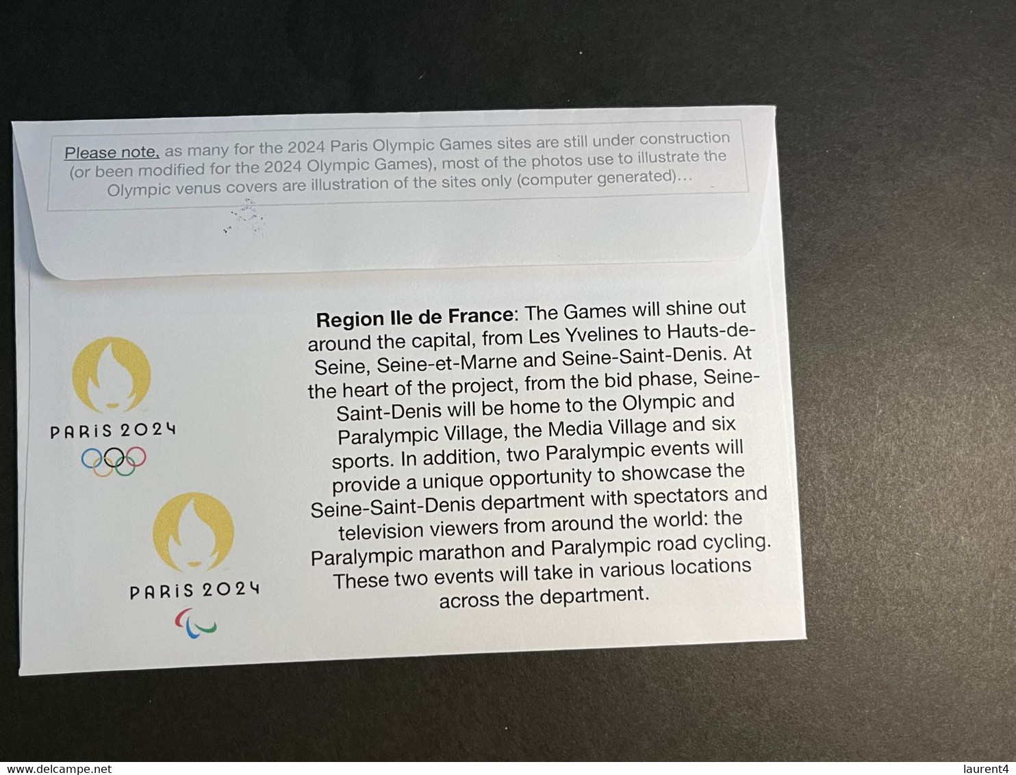 (3 N 12) 2024 France - Paris Olympic Games (1-1-2023) Location - Ile De France - Le Bourget (sport Climbimg) - Verano 2024 : París