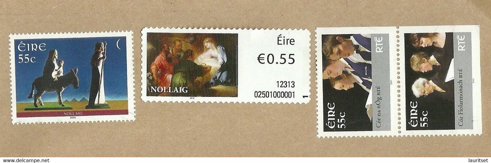 IRLAND IRELAND 2022 Cover To Estonia Stamps Remained Uncancelled! - Storia Postale