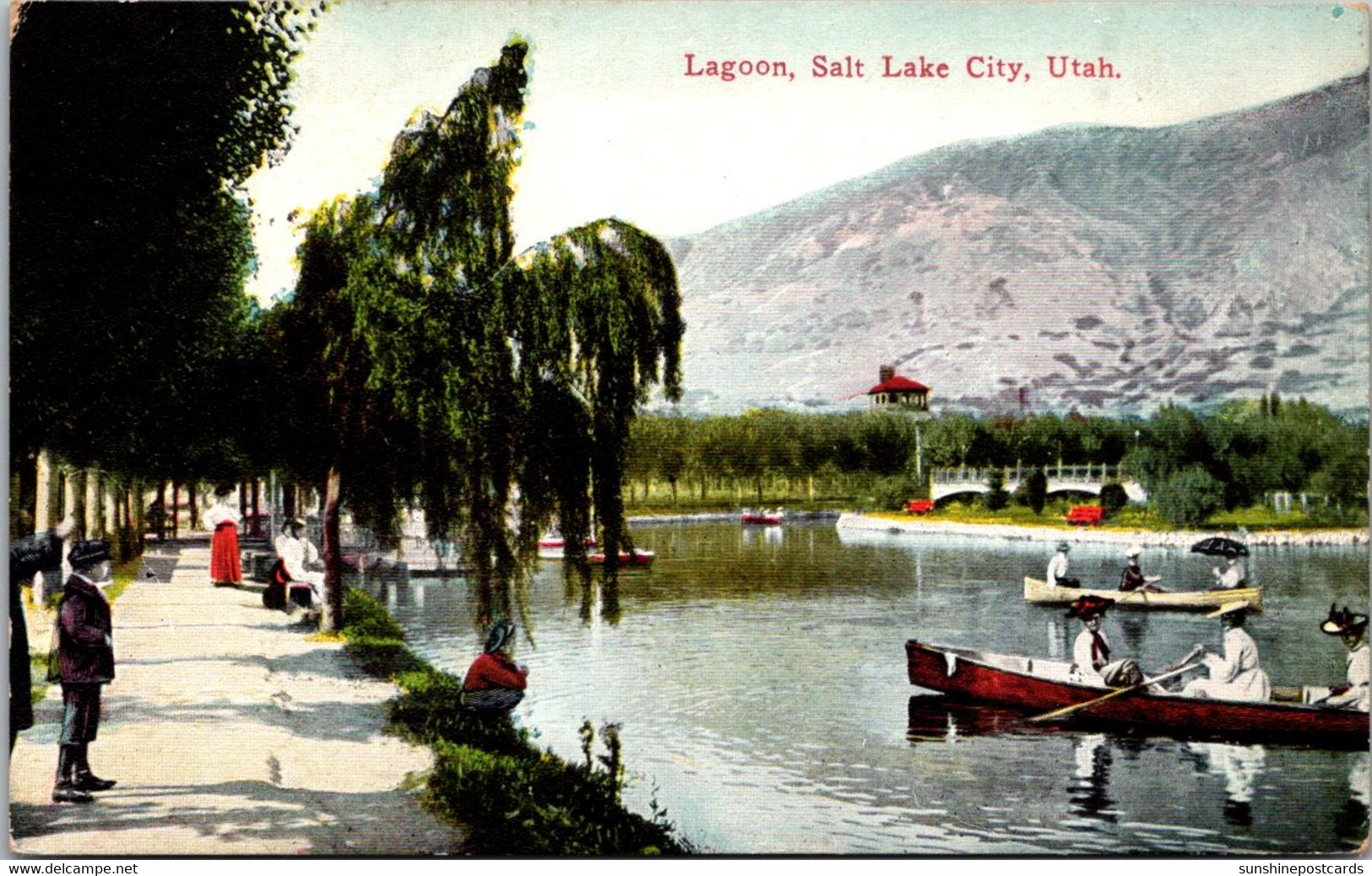 Utah Salt Lake City Canoeing On The Lagoon - Salt Lake City