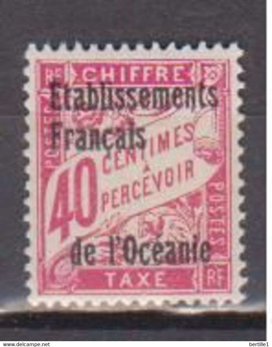 OCEANIE        N°  YVERT TAXE 5  NEUF AVEC CHARNIERES ( CHARN 1/34 ) - Timbres-taxe