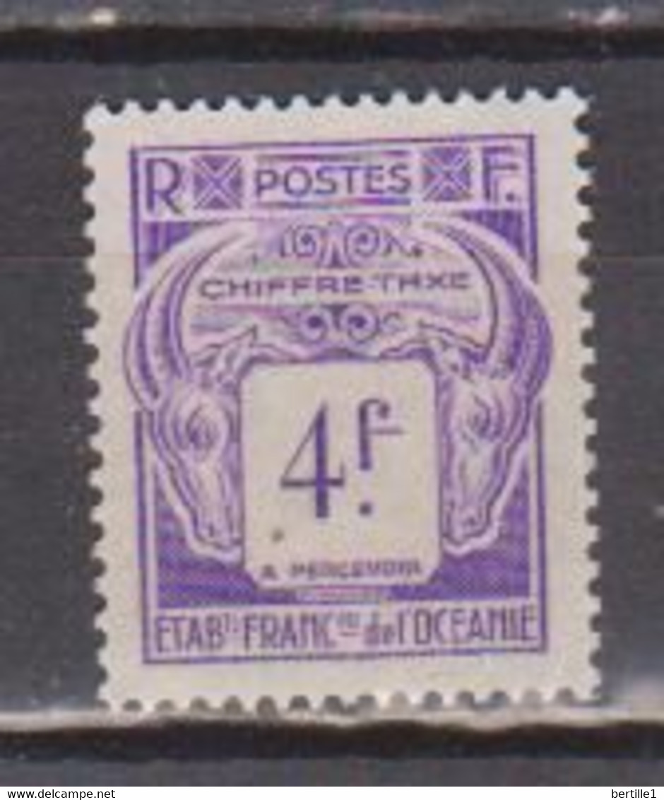 OCEANIE        N°  YVERT TAXE 24  NEUF AVEC CHARNIERES ( CHARN 1/35 ) - Timbres-taxe