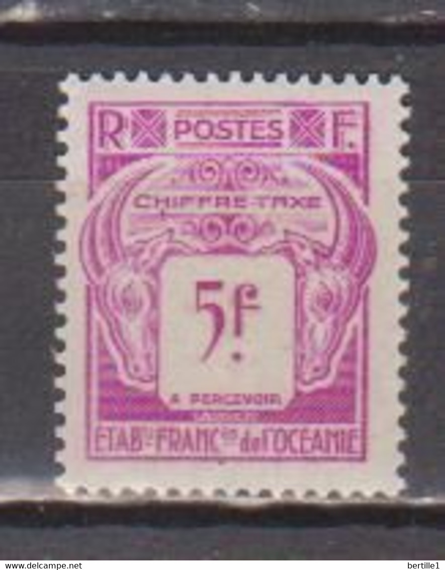 OCEANIE        N° YVERT TAXE 25   NEUF SANS CHARNIERES  (NSCH 01/ 44 ) - Strafport