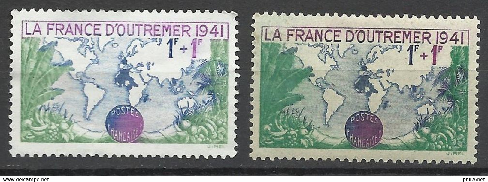 France Petites Variétés N°503  Couleurs Dégradées   Neuf ( * )  Le 503 Type Pour Comparer B/ TB  Voir Scans Soldes ! ! ! - Ongebruikt