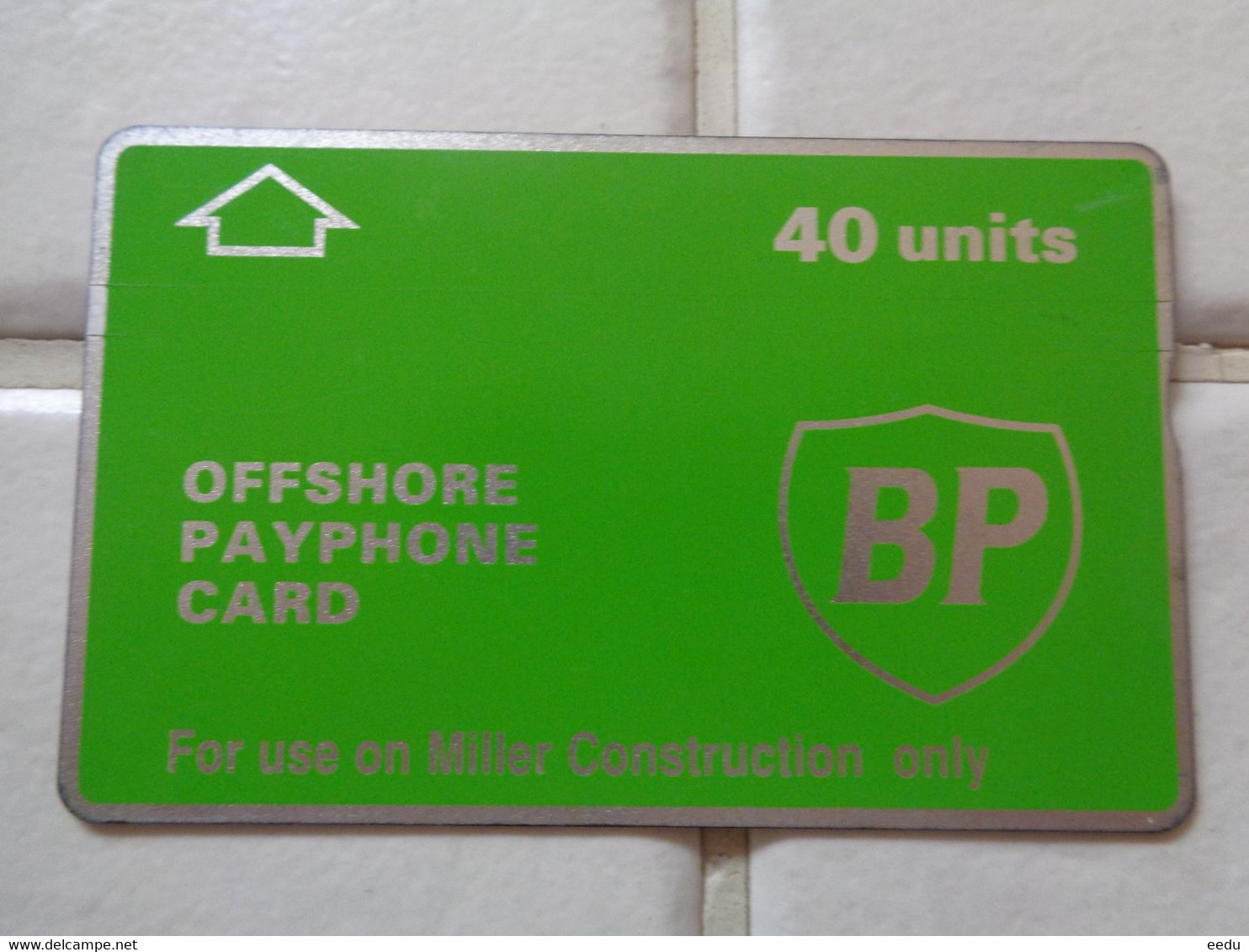 UK Phonecard - Plateformes Pétrolières