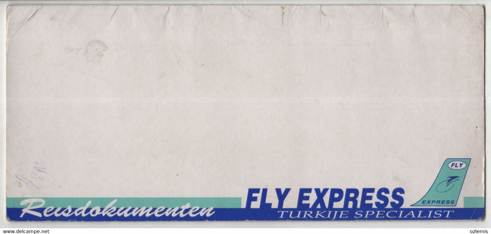 FLY EXPRESS ,TURKIJE SPECIALIST ,TICKET  AND COVER - Europa