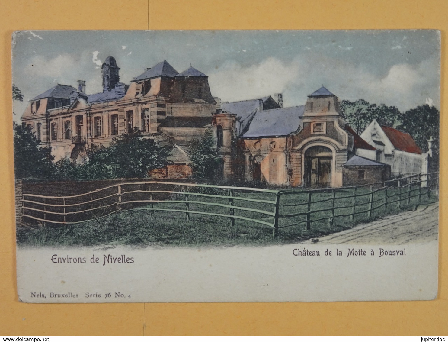 Environs De Nivelles Château De La Motte à Bousval (colorisée) - Genappe