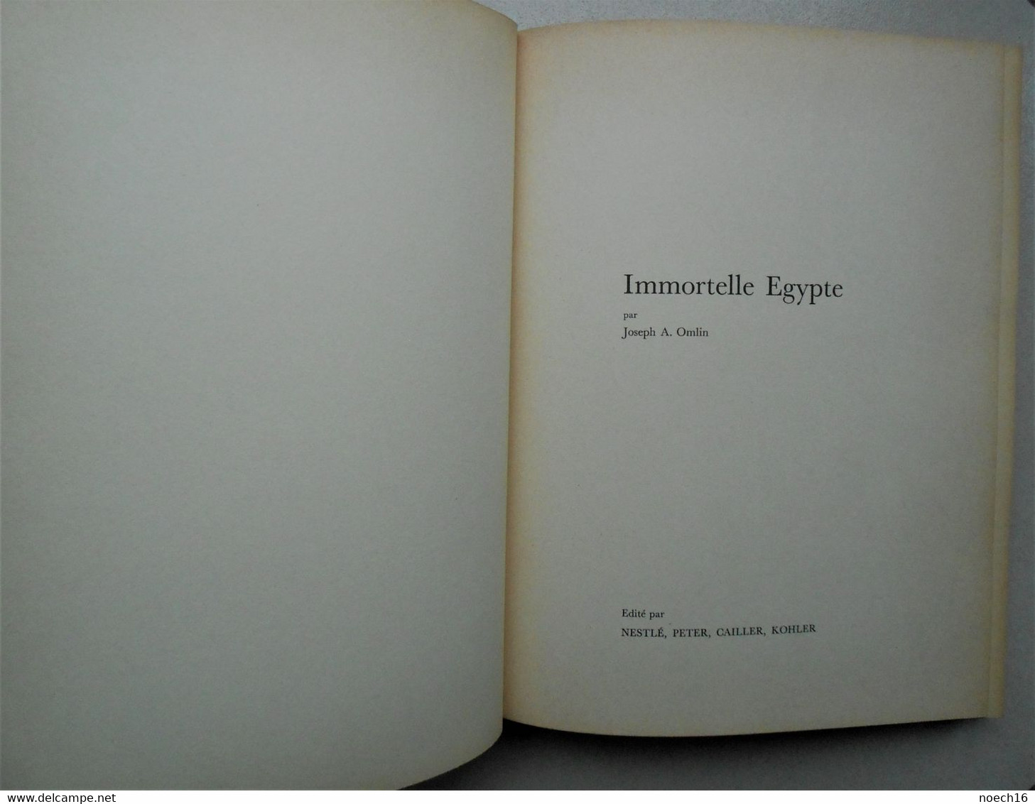 Album Chromos Complet 1966 - Immortelle Egypte - Nestlé, Peter, Cailler, Kohler - Albums & Catalogues