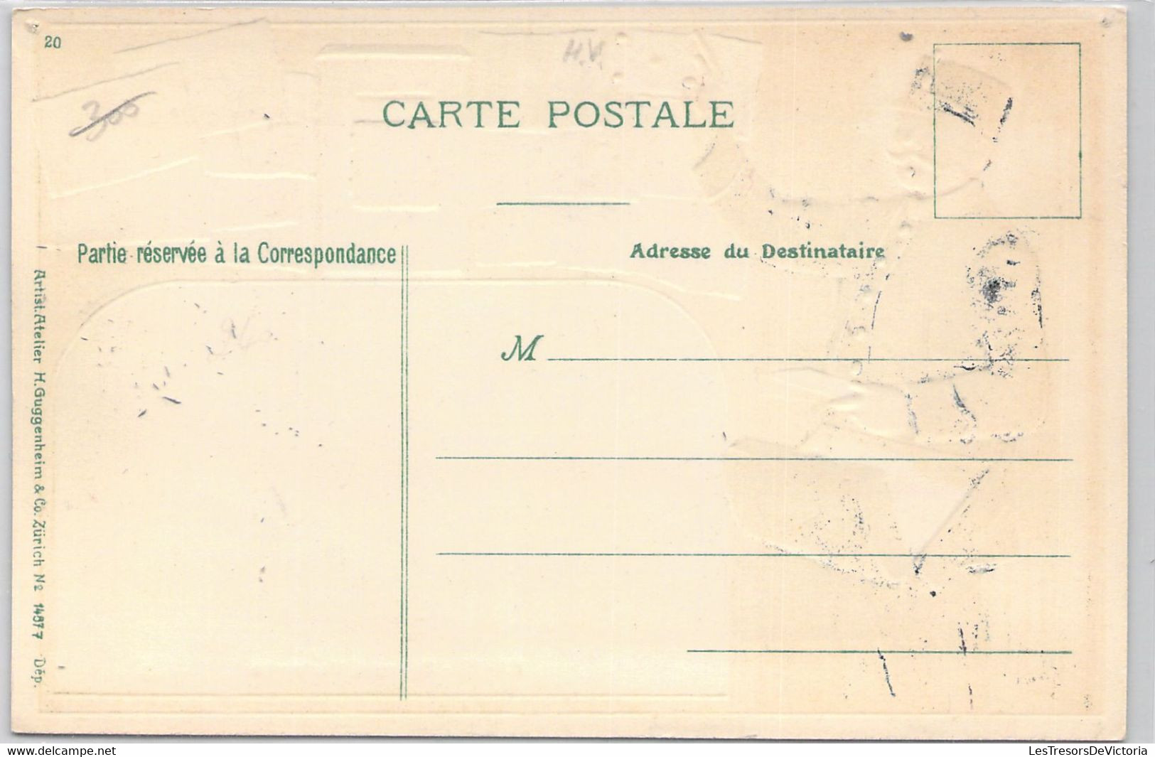 CPA PARIS -  Facteur Et Timbre - Paris BOULEVARD MONTMARTRE - 14894 14877 - Timbres (représentations)