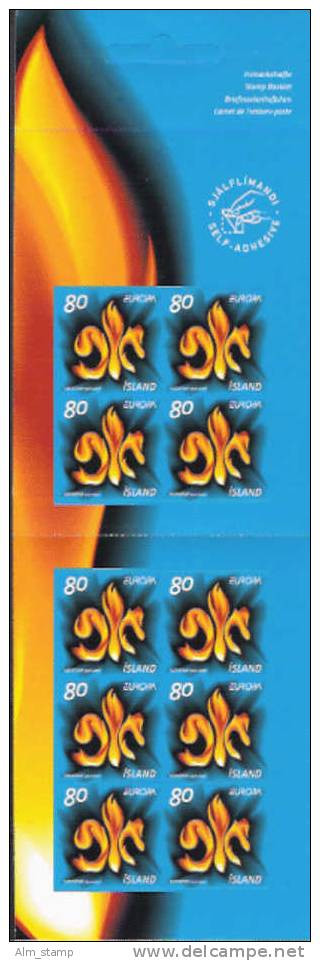 2007 Island Booklet Mi. 1170-1 ** MNH " Europa " - Booklets