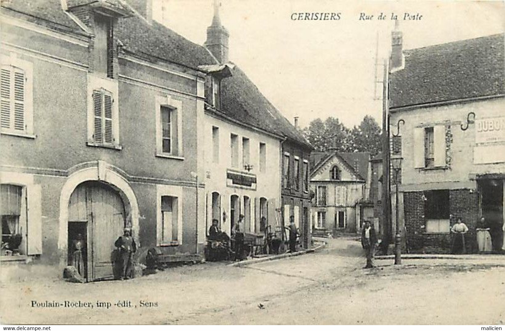 -dpts Div.-ref.BH01- Yonne - Cerisiers - Rue De La Poste - - Cerisiers