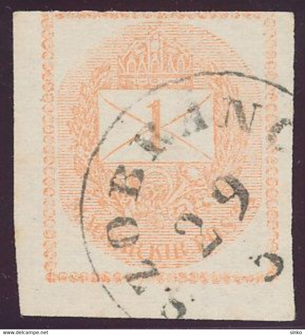 1874. Newspaper Stamp, SZOBRANC - Newspapers