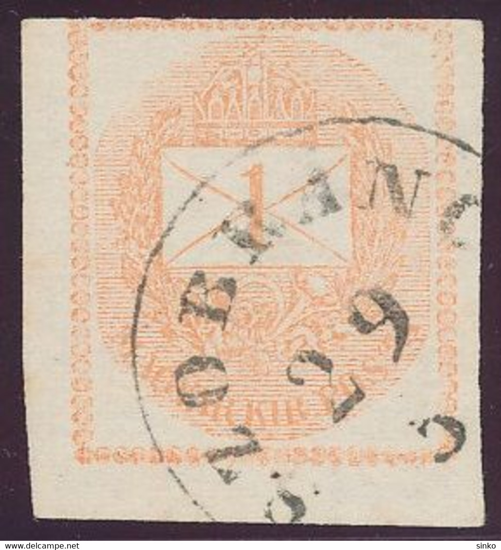 1874. Newspaper Stamp, SZOBRANC - Zeitungsmarken