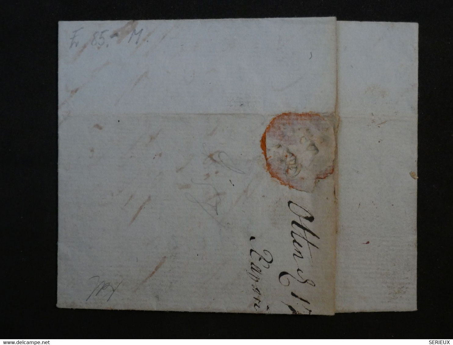 BL3 SUISSE BELLE LETTRE  RRR 1816   OLTEN A  ?  + +AFFRANCH. INTERESSANT++ - ...-1845 Precursores