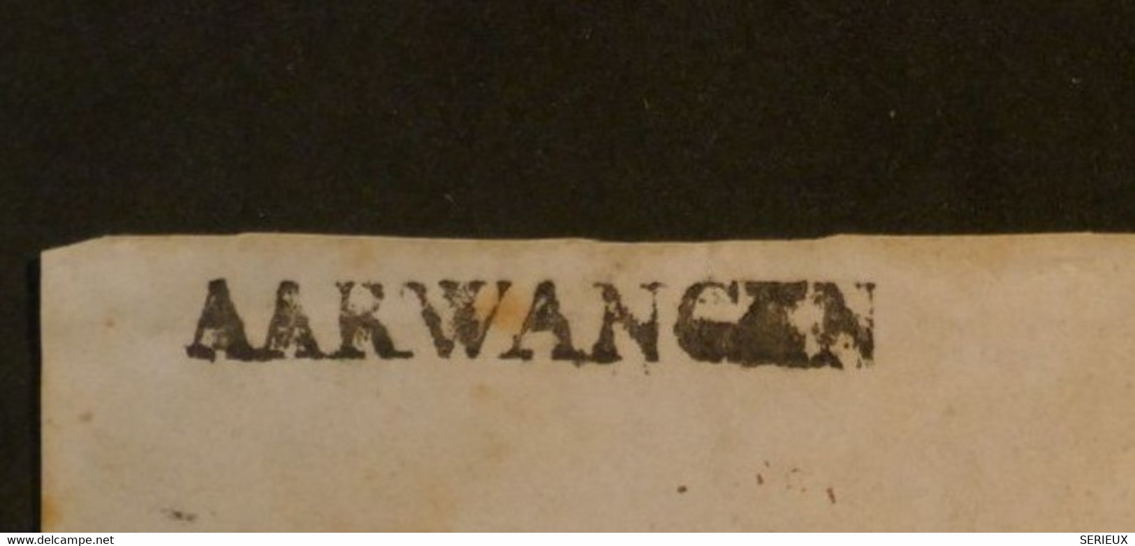 BL3 SUISSE LETTRE  DEVANT   AARWANGEN  ...?  +  +AFFRANCH. INTERESSANT++ - ...-1845 Precursores