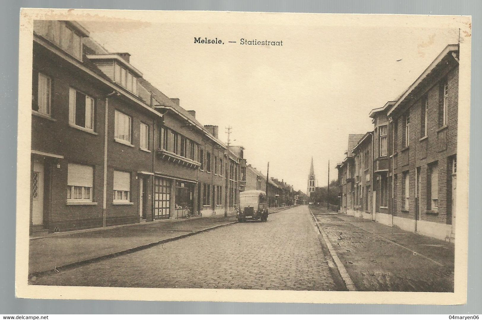 ***  MELSELE  ***  -   Statiestraat   -  Zie / Voir Scan's - Beveren-Waas