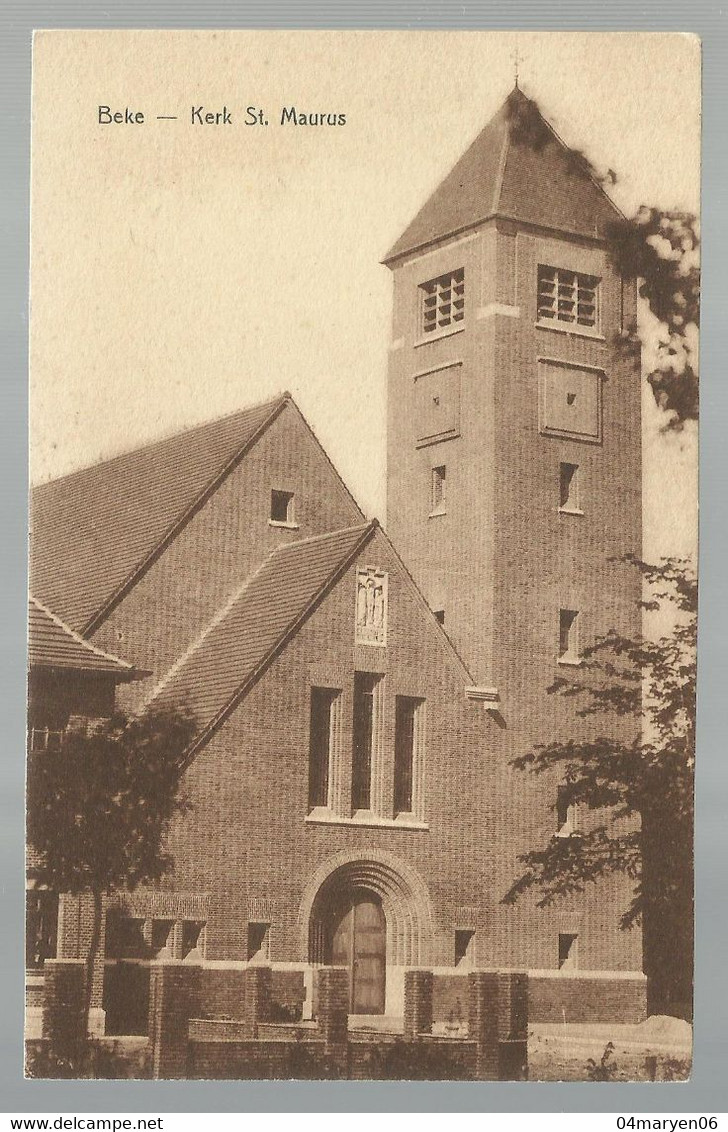 ***  BEKE  ***  -   Kerk St. Maurus   -  Zie / Voir Scan's - Zomergem