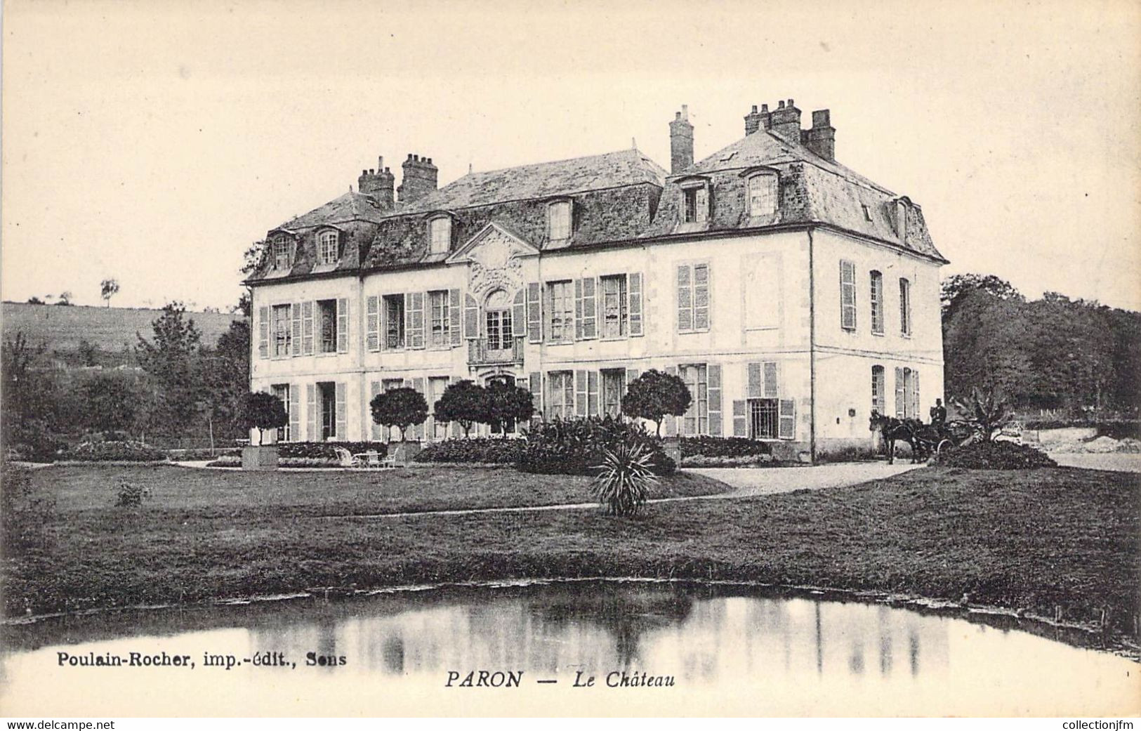 CPA FRANCE 89 "Paron, Le Chateau" - Paron