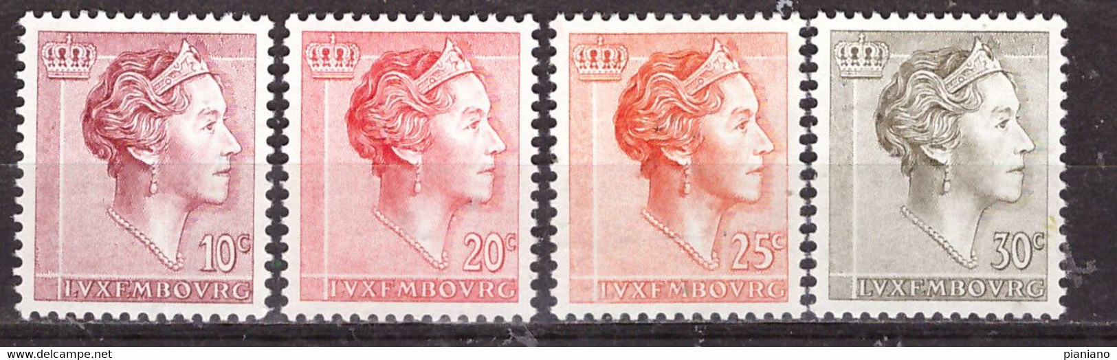 PIA - LUSSEMBURGO - 1960-64 - Gran Duchessa Charlotte  -  (Yv 580A-586A) - Typ Diadem