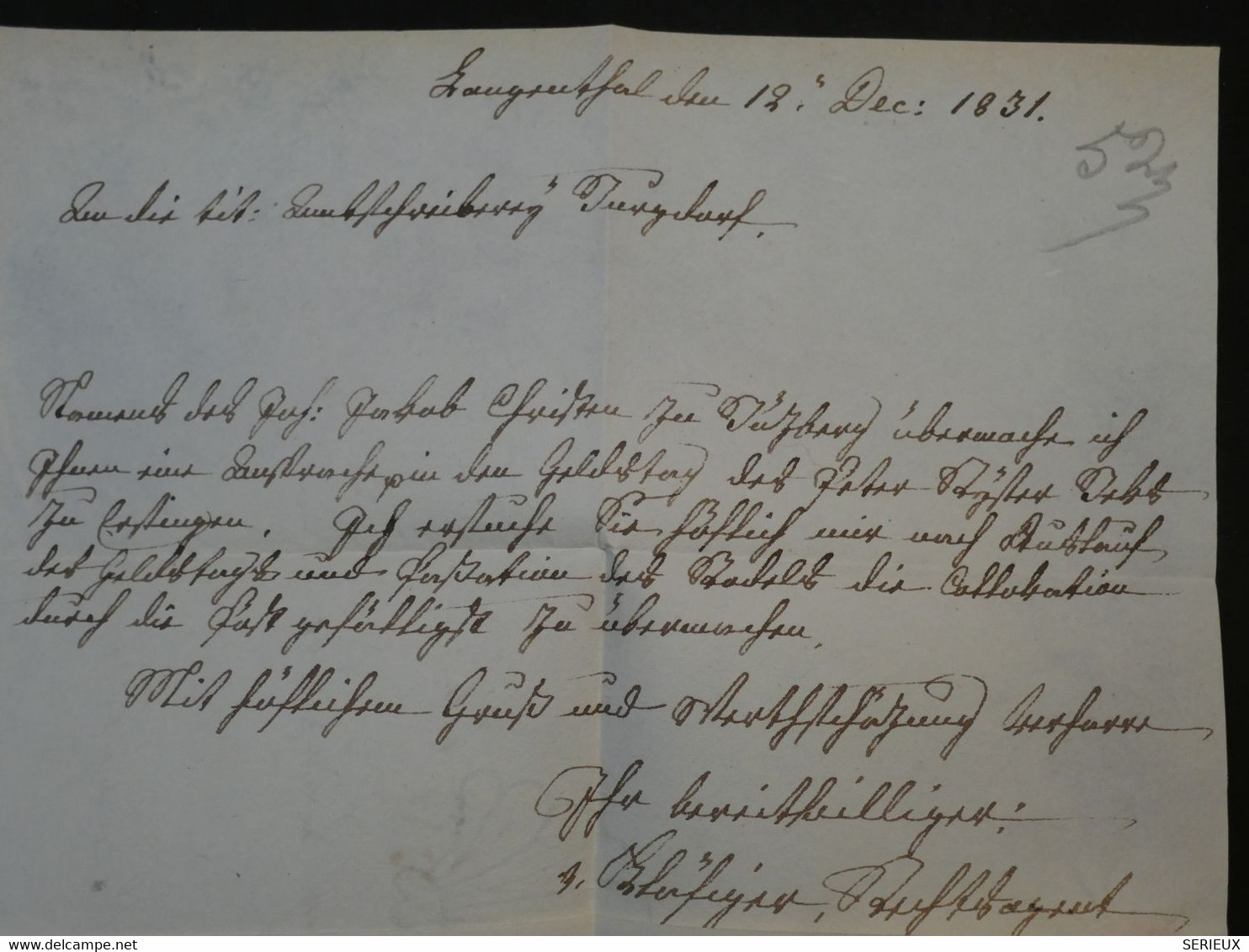 BL3 SUISSE BELLE LETTRE RR 1831 LANGENTHAL A  BURDORF  +  +AFFRANCH. INTERESSANT++ - ...-1845 Vorphilatelie