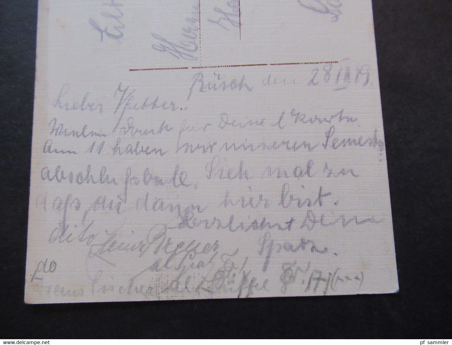 DR 1919 Nordsee Insel Nordseebad Wangerooge Partie Am Dünenschlösschen Nach Detmold Handschriftl Vermerk Eilt - Wangerooge