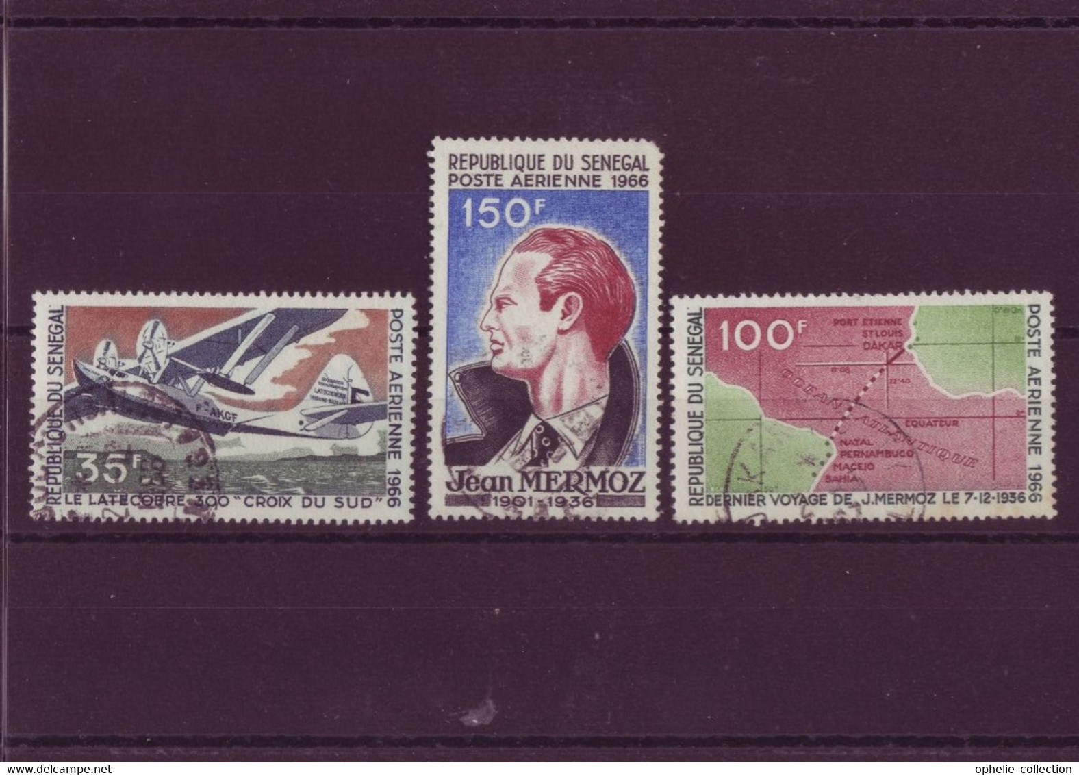 Afrique - République Du Sénégal - Mermoz - 3 Timbres Différents - 3588 - Sénégal (1960-...)