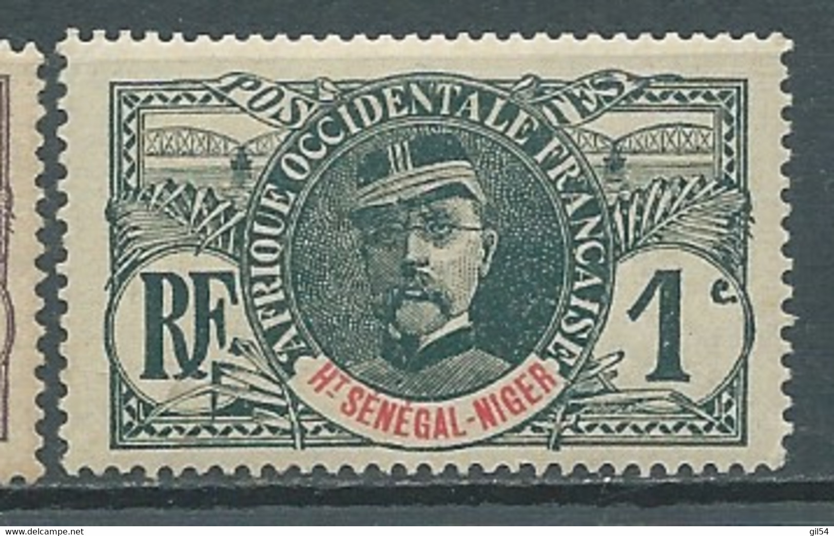 Haut Sénégal Et Niger - Yvert N° 1 *   -  Aab 30008 - Unused Stamps