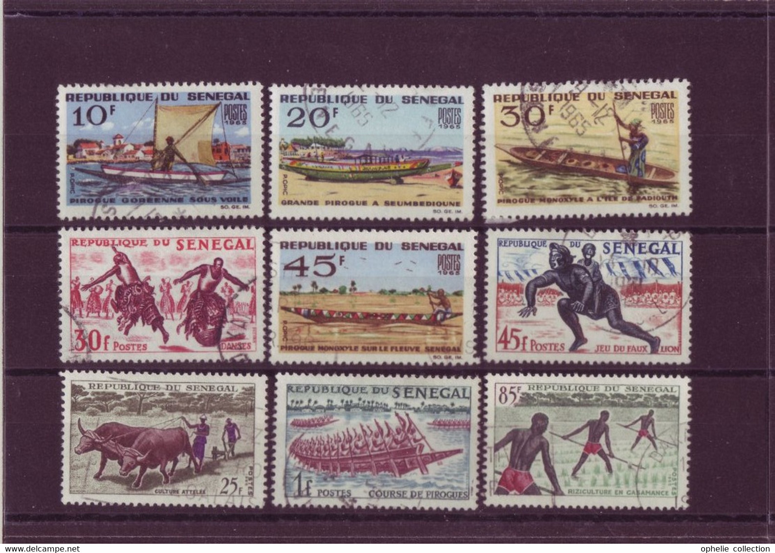 Afrique - Sénégal - Divers - 9 Timbres Différents - 3599 - Sénégal (1960-...)