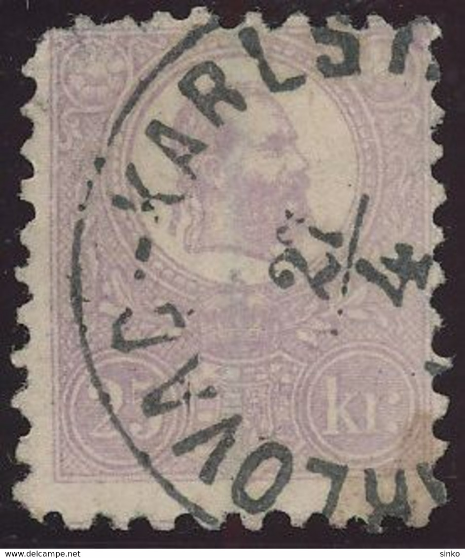 1871. Lithography 25kr Stamp, KARLOVAC-KARLSTADT - ...-1867 Vorphilatelie