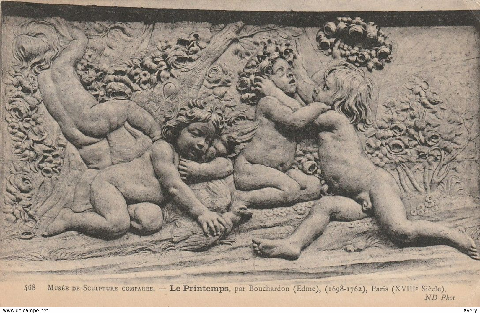 Le Printemps, Par Bouchardon (Edme), (1698-1762), Paris (XVIIIe Siecle) - Sculptures