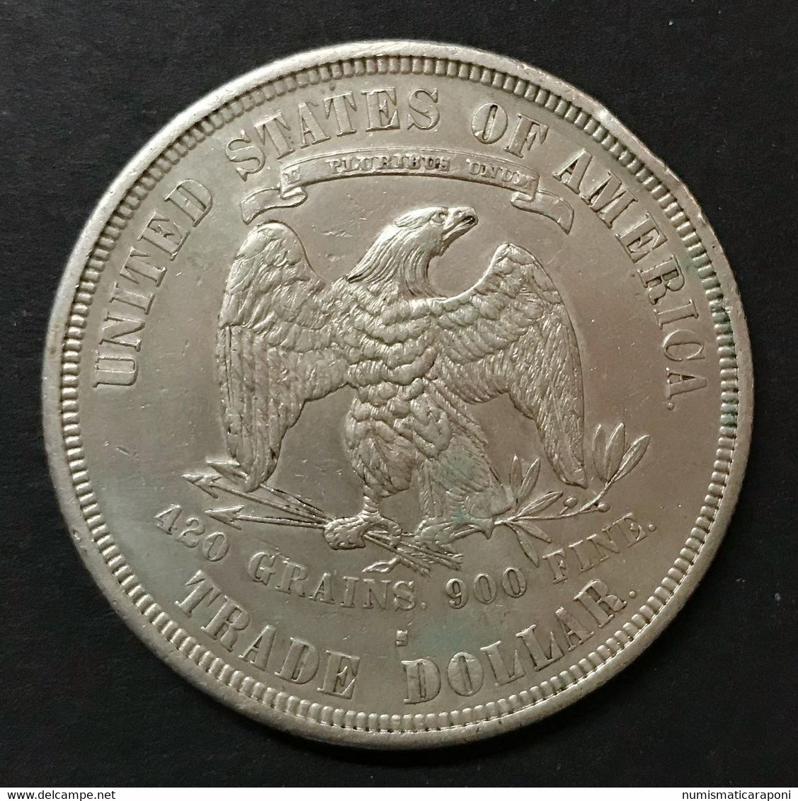 USA U.s.a. Trade One Dollar 1876 S Km#108 Colpi L Bordo Altrimenti Spl E.245 - 1873-1885: Trade Dollars (Dollaro Da Commercio)