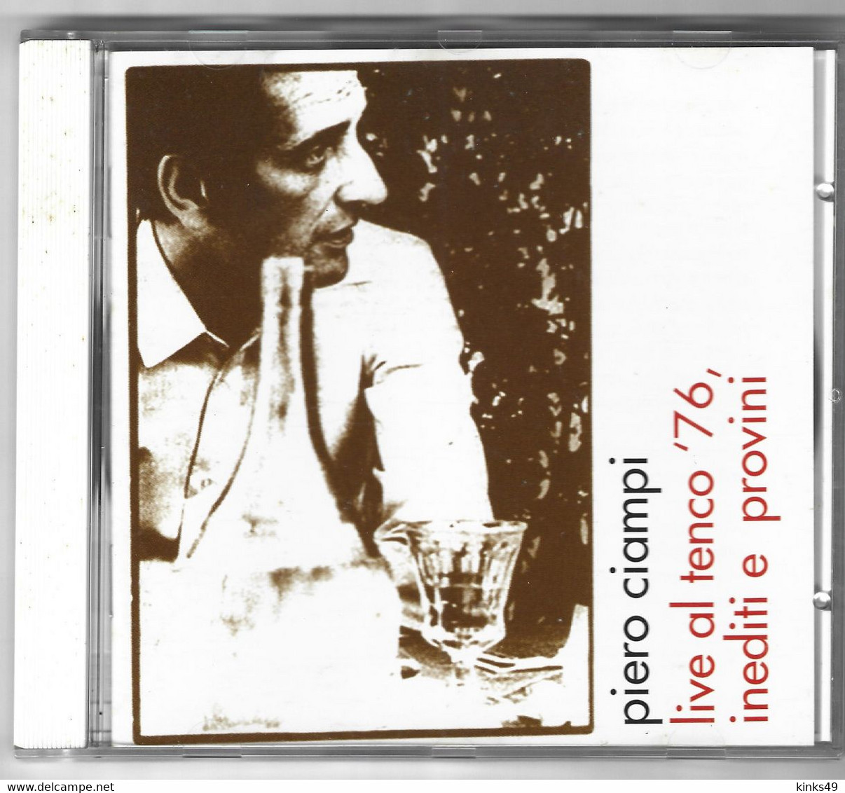 PIERO CIAMPI : Live Al Tenco '76, Inediti E Provini / PAPIRO 1995 - Autres - Musique Italienne