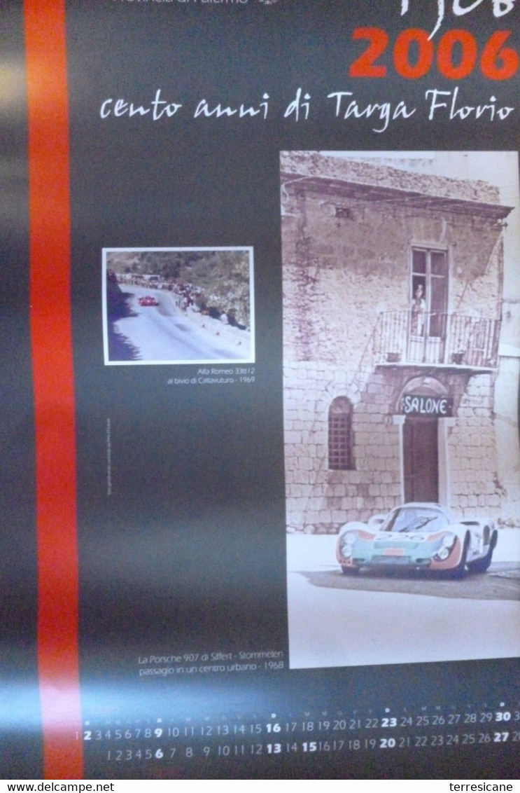 CALENDARIO TARGA FLORIO 2006 CENTO ANNI COMUNE DI CALTAVUTURO F.TO 40X60 B2 - Automobilismo - F1