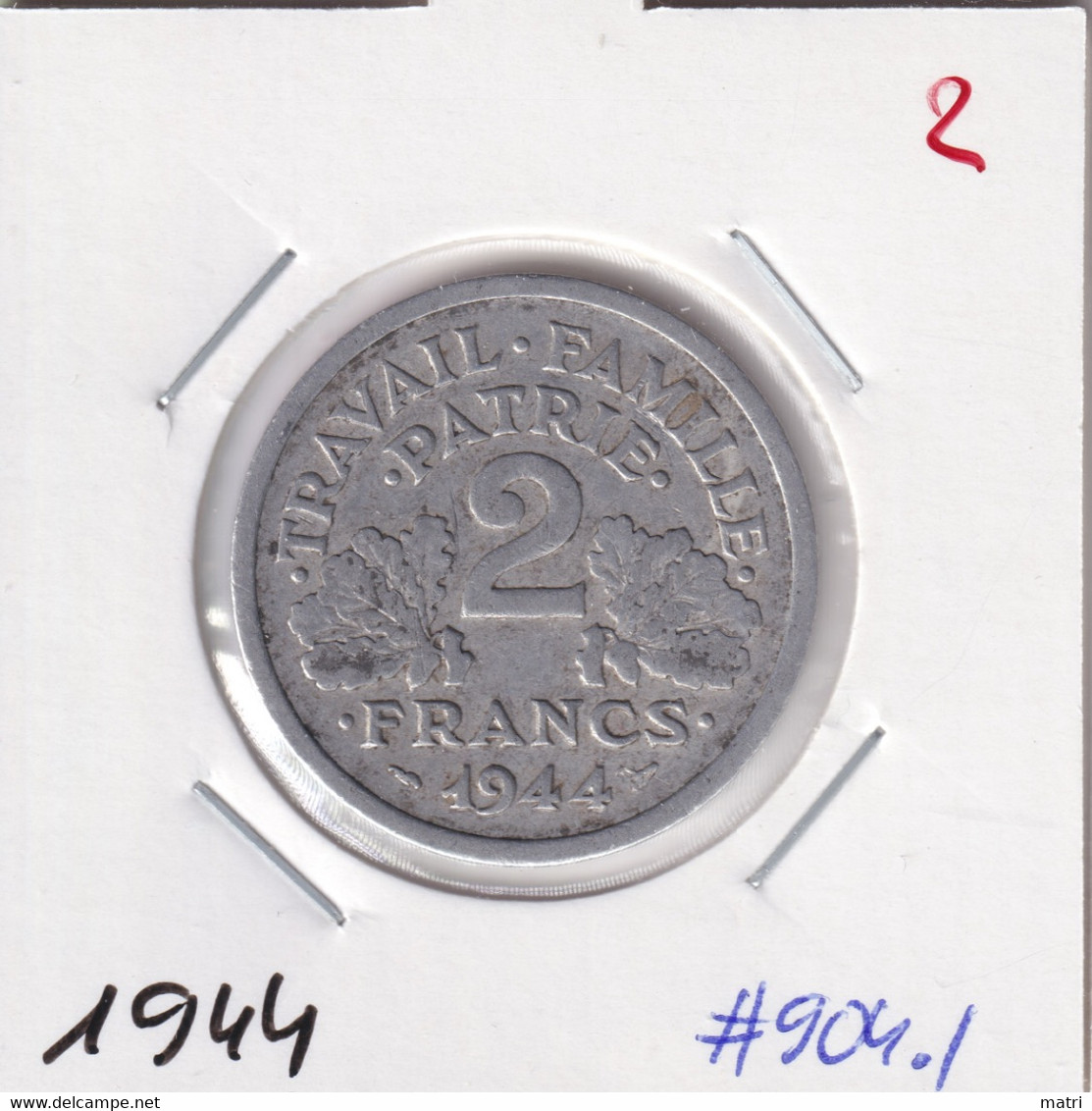 France 2 Francs 1944 Km#904.1 - 2 Francs