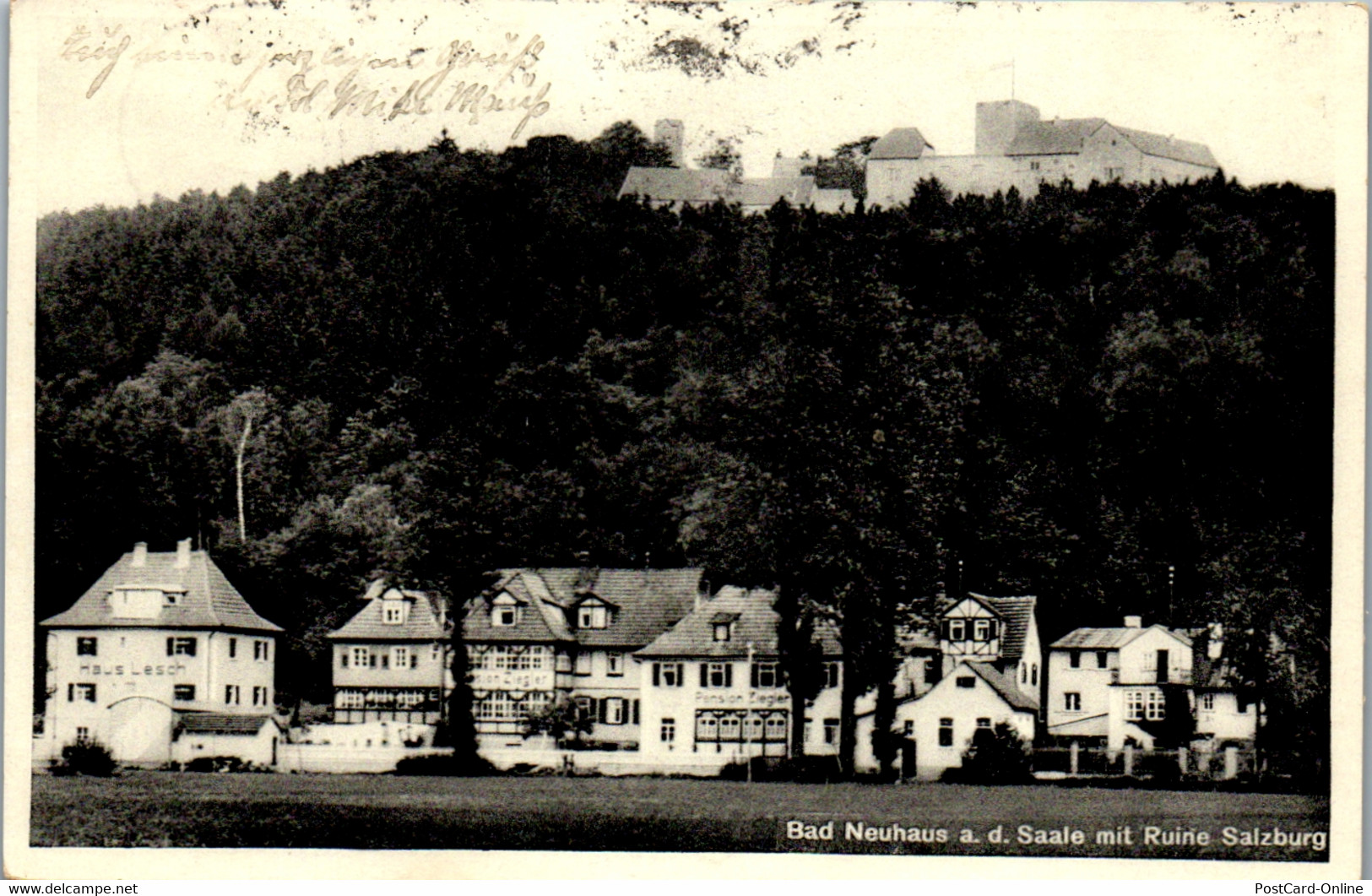 41880 - Deutschland - Bad Neuhaus A. D. Saale Mit Ruine Salzburg - Gelaufen - Bad Koenigshofen