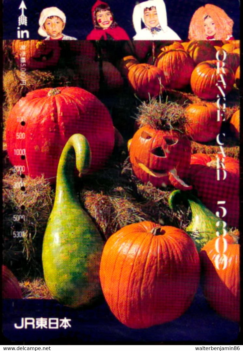 SCHEDA JAPAN TRANSPORT TICKETS ORANGE CARD - HALLOWEEN IN JAPAN - Monde