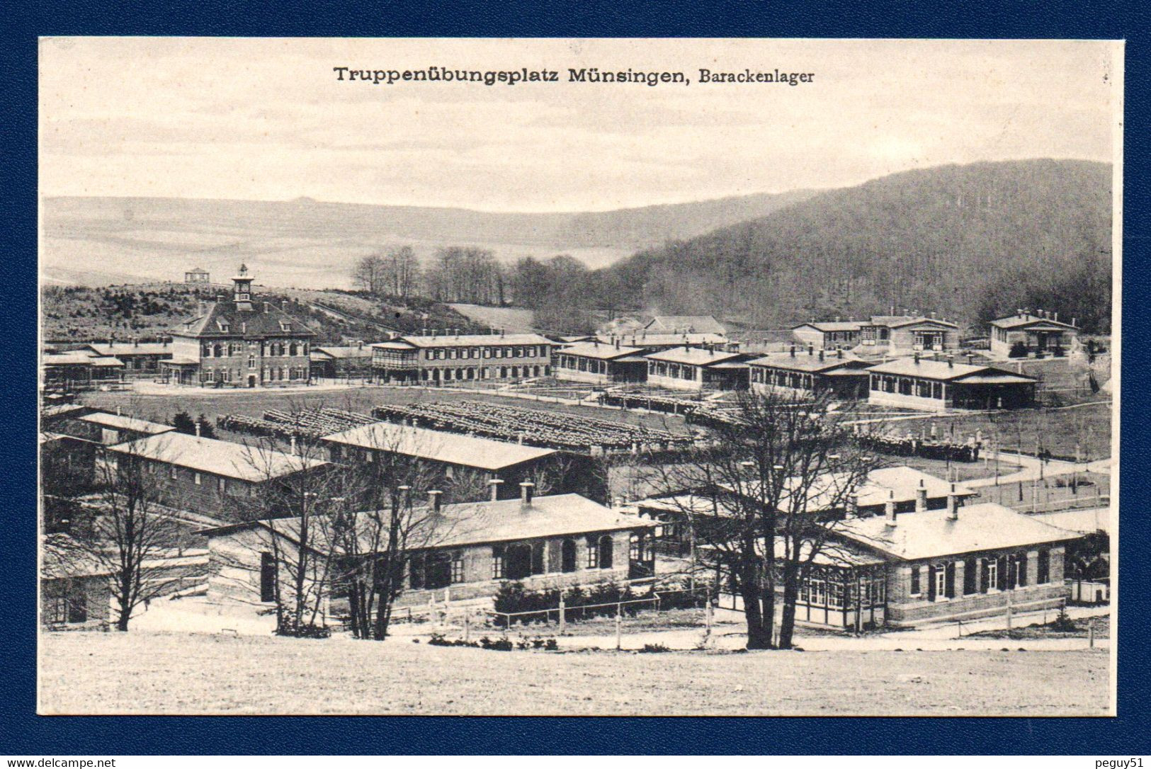 Münsingen. Truppenübungsplatz.  Barackenlager - Muensingen